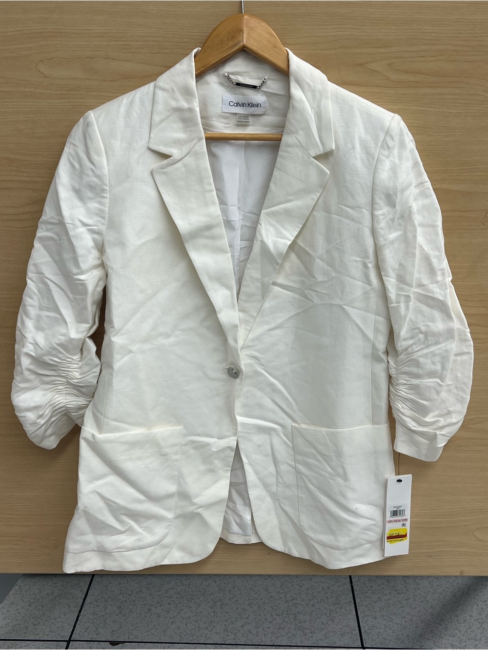 Calvin Klein White Women's Blazer Jacket